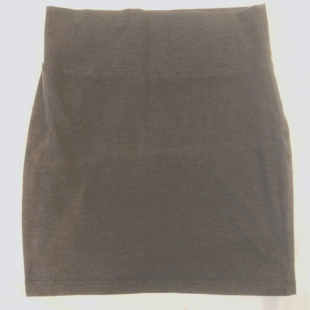 Charlotte Russe Grey Mini Skirt
